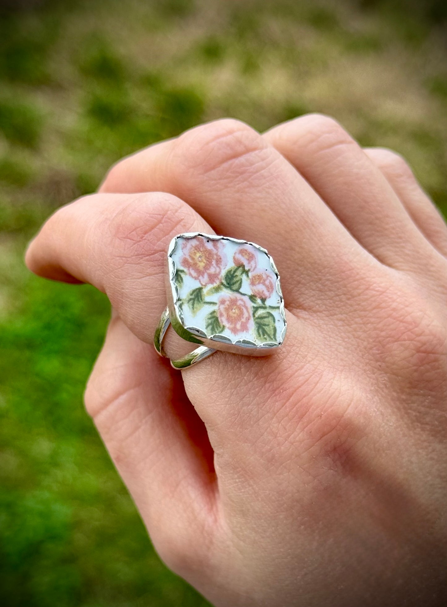 Rose Patch Ring | Size 7