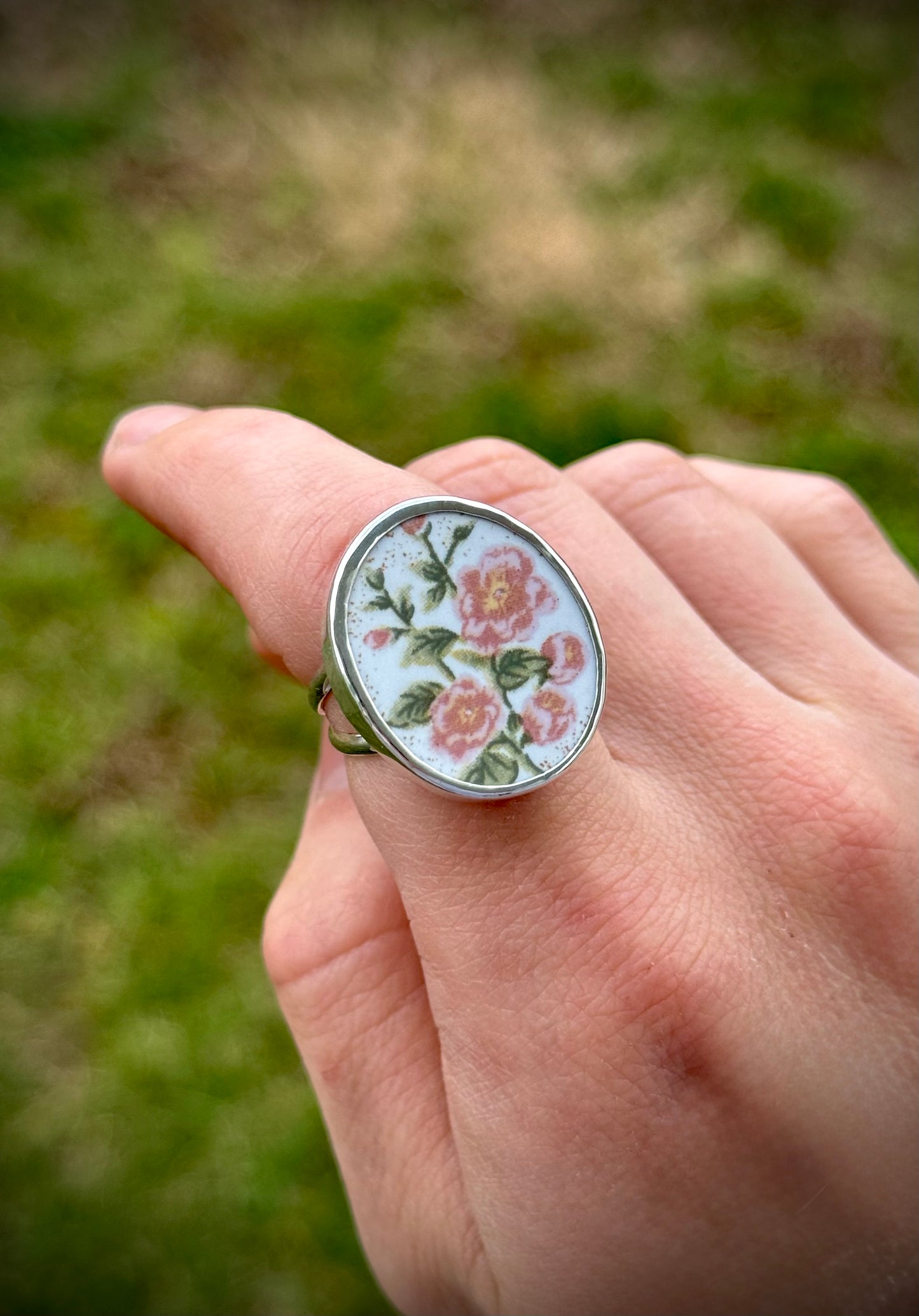 Blushing Petals Ring | Size 7.25/7.5
