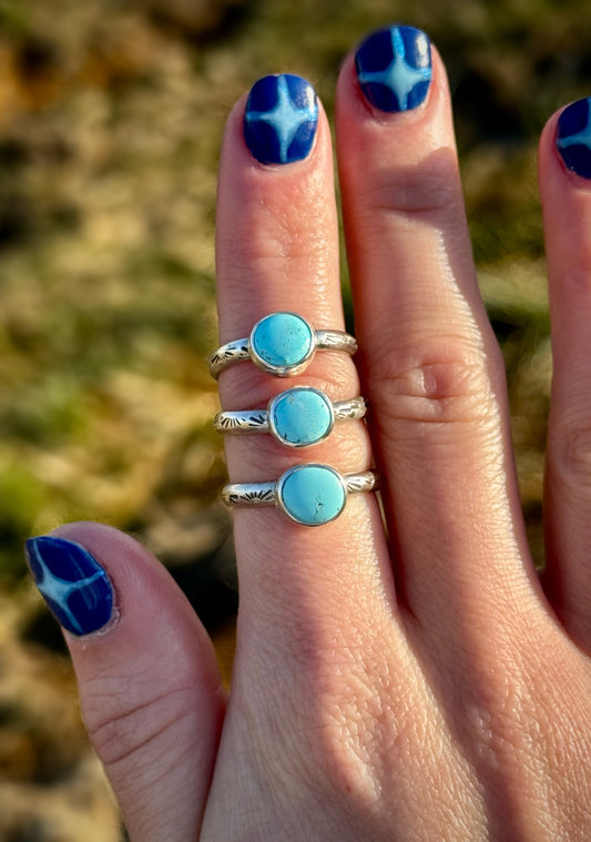 Tiny Stamped Stackers | Various Sizes