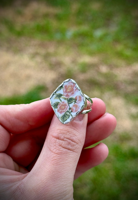 Rose Patch Ring | Size 7