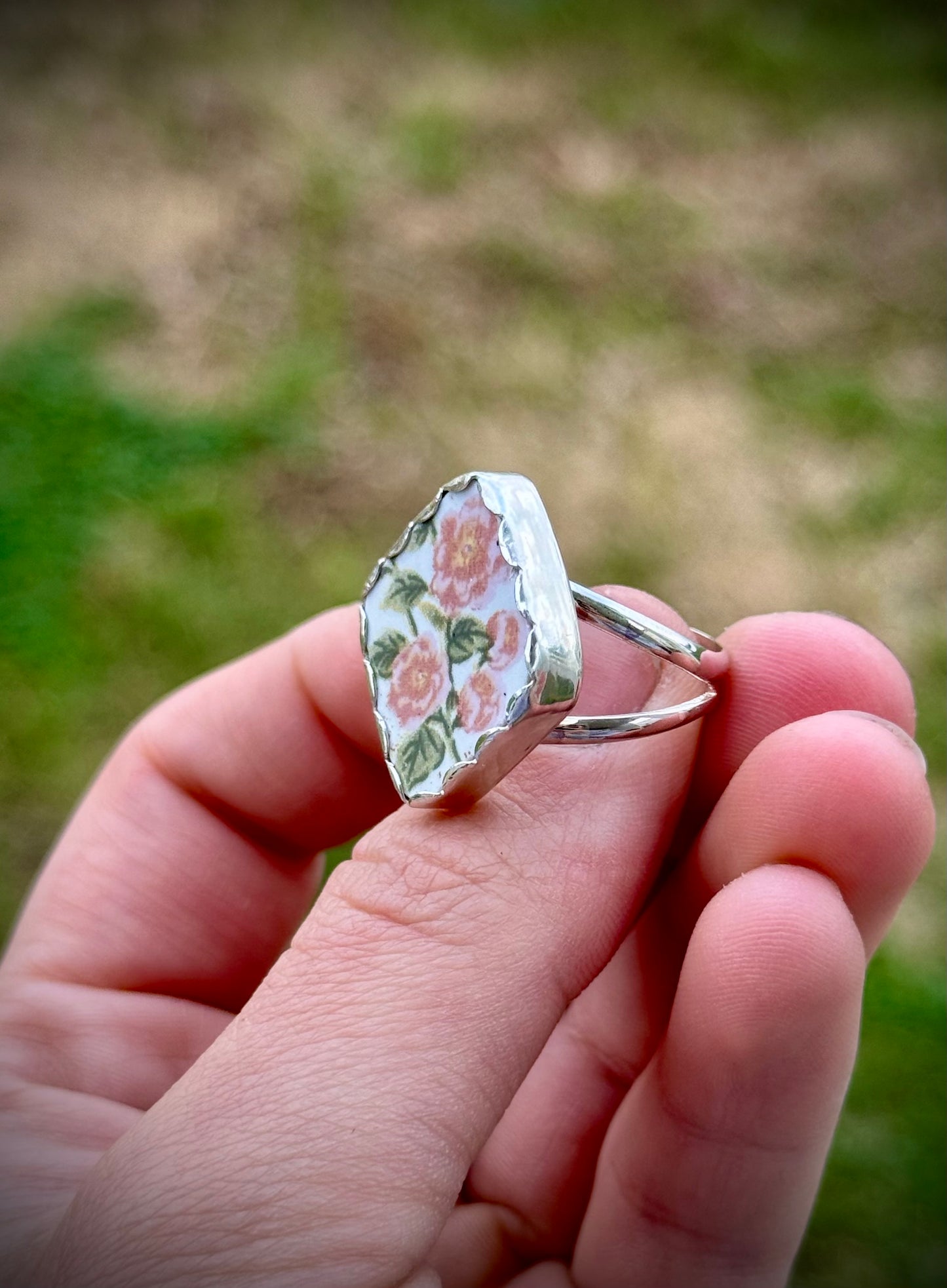 Rose Patch Ring | Size 7