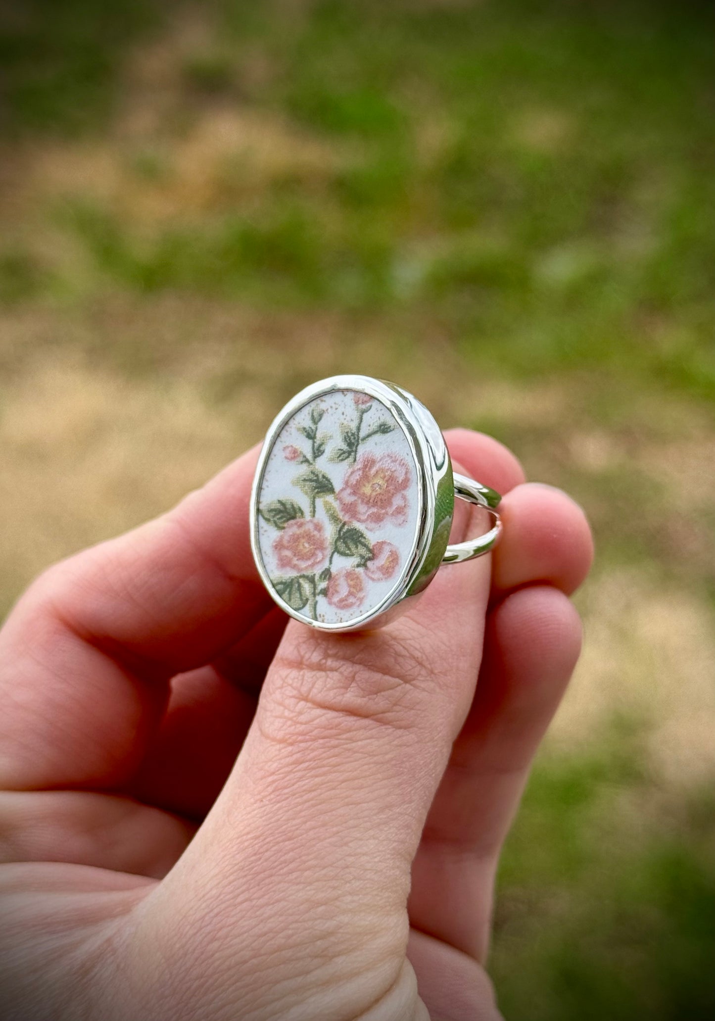 Blushing Petals Ring | Size 7.25/7.5